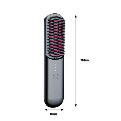 Cordless Hair Straightening Brush.